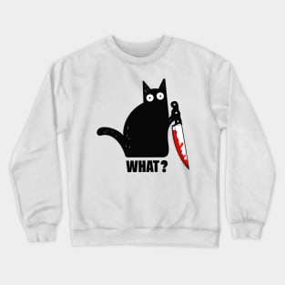 Spooky Lockdown Cat Crewneck Sweatshirt